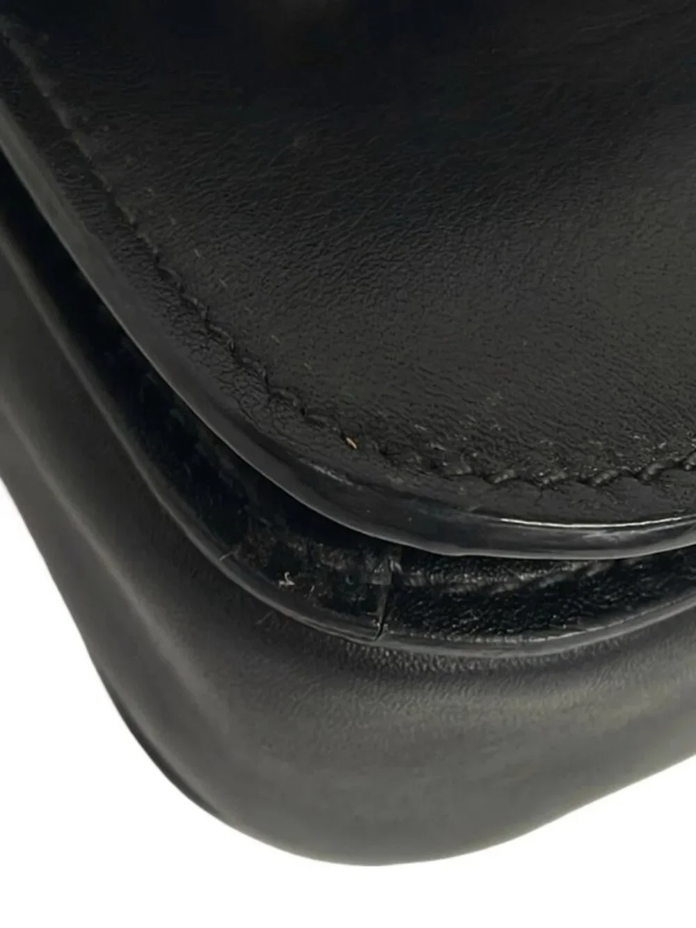 miumiu Black Leather Shoulder Bag